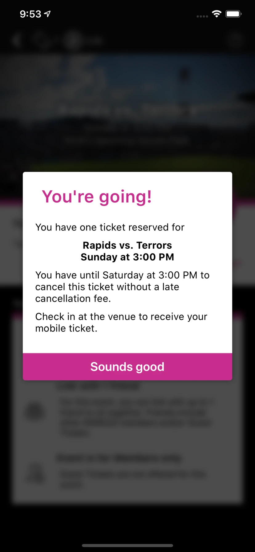 Event Claimed